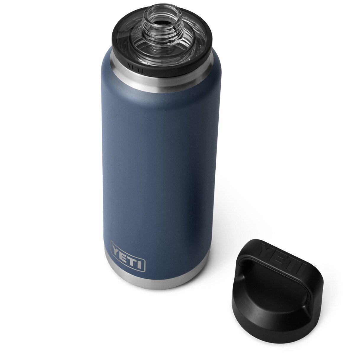 Yeti 36oz navy bottle with chug cap image